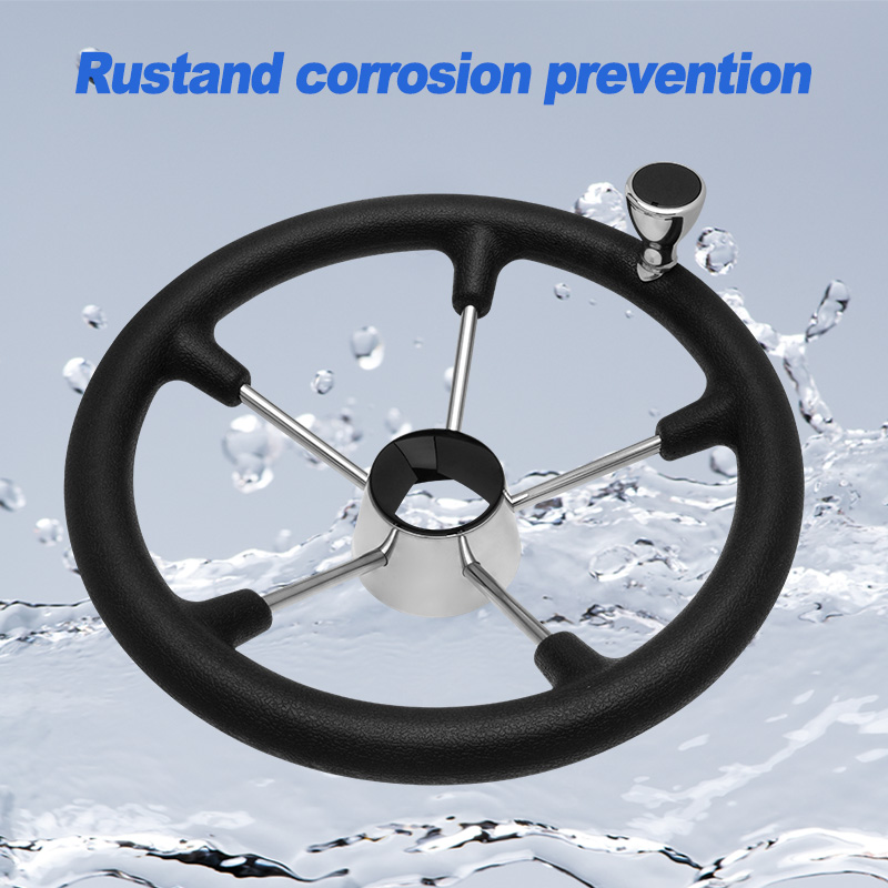 13.5’’ 5-Spoke Stainless Steel - огляд і ціна Fishing Boat Steering Wheel