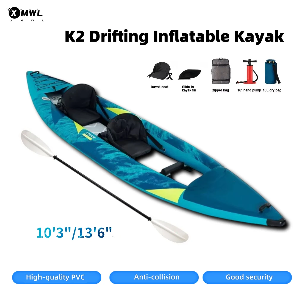 Canoe Kayak Inflatable Boat 1- - огляд і ціна Fishing Boat Paddle