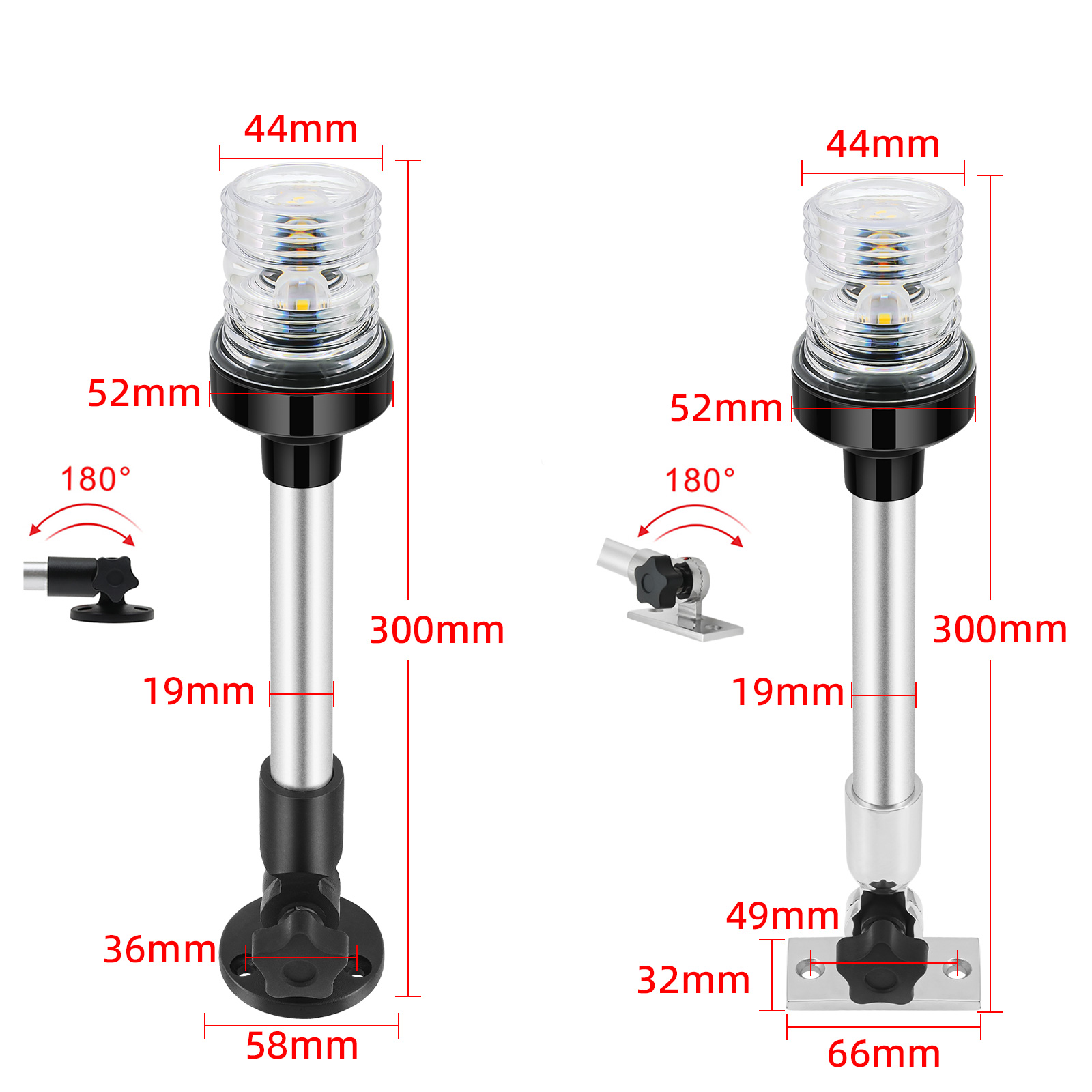 6/12inch LED Fold Yacht Naviga - огляд і ціна Fishing Boat Paddle