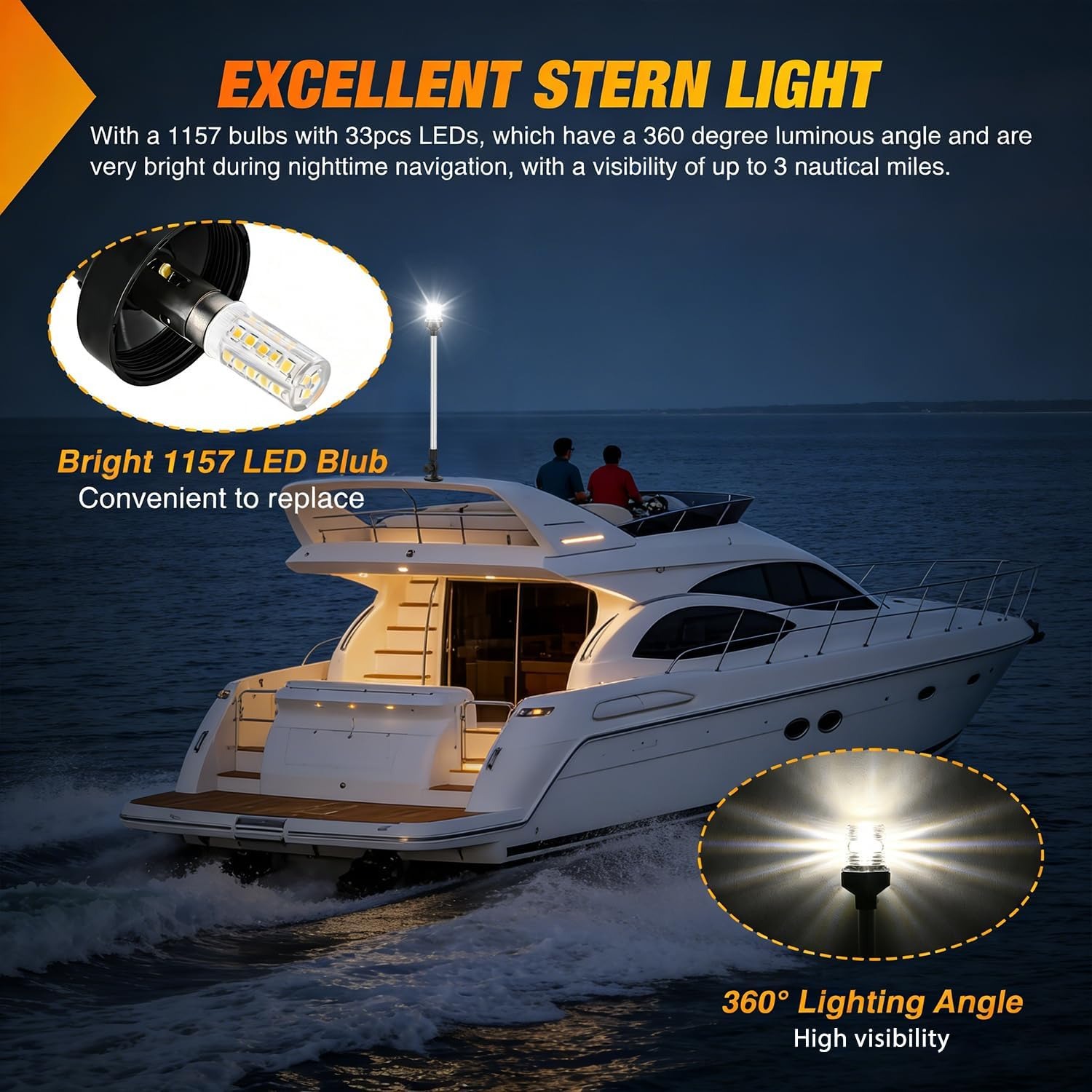 Nilight Marine Boat Stern Ligh - огляд і ціна Fishing Boat Anchor
