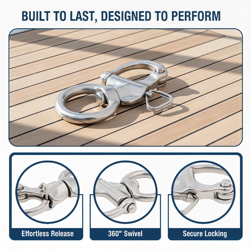 Marine Swivel Snap Shackle 316 - огляд і ціна Fishing Boat Paddle